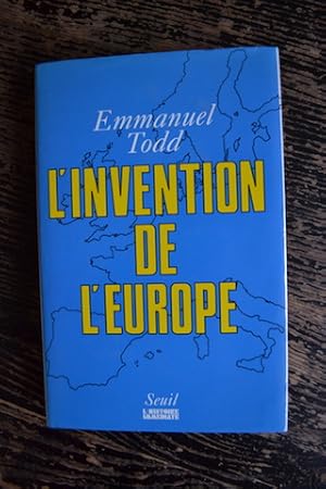 Image du vendeur pour L'invention de l'Europe mis en vente par Un livre en poche