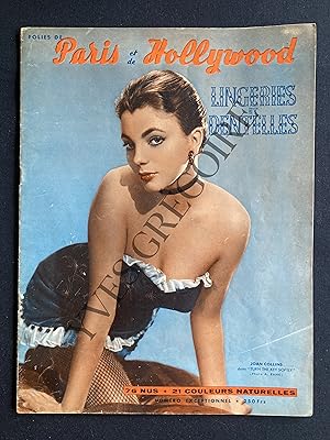 FOLIES DE PARIS ET DE HOLLYWOOD-LINGERIES ET DENTELLES-JOAN COLLINS