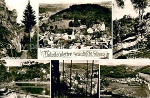 Postkarte Carte Postale 73671786 Unterleinleiter Leidingshofer Tal Streitberg Schloss Greifenstei...