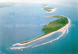 Bild des Verkufers fr Postkarte Carte Postale 73668403 Wangerooge Nordseebad mit Inseln Spiekeroog und Langeoog und Festland F zum Verkauf von Versandhandel Boeger