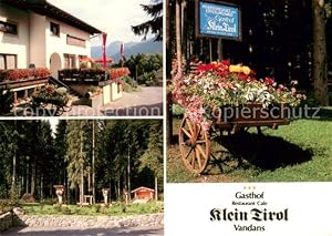 Bild des Verkufers fr Postkarte Carte Postale 73668291 Vandans Vorarlberg Gasthof Restaurant Klein Tirol Kinderspielplatz Vand zum Verkauf von Versandhandel Boeger