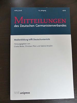 Image du vendeur pour Medienbildung trifft Deutschunterricht. mis en vente par Antiquariat Maralt