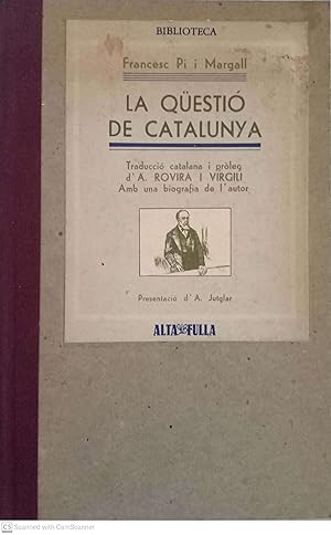Seller image for La qesti de Catalunya for sale by Llibres Capra