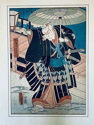 Bild des Verkufers fr Acteur de Kabuki jouant un seigneur zum Verkauf von Librairie Le Feu Follet