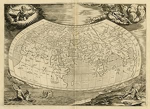 Antique Print-WORLDMAP-ANCIENT WORLD-Ptolemy-Mercator-1698