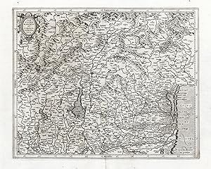 Antique Map-ITALY-VENICE-LAKE GARDA-TYROL-Mercator-1636