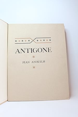 Image du vendeur pour Antigone mis en vente par Librairie Le Feu Follet