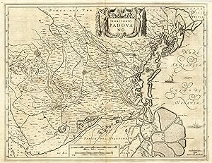 Antique Map-ITALY-PADUA-PADOVA-Hondius-Janssonius-1636