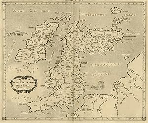 Antique Print-ENGLAND-SCOTLAND-IRELAND-Ptolemy-Mercator-1698
