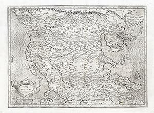 Antique Map-GREECE-MACEDONIA-CORFU-Mercator-1633