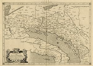 Antique Print-BALKAN-CROATIA-SERBIA-BOSNIA-Ptolemy-Mercator-1698