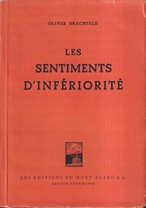 Seller image for Les sentiments d'infriorit for sale by PRISCA