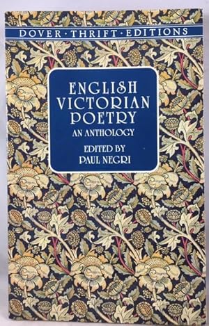 English Victorian Poetry: An Anthology (Dover Thrift Editions)