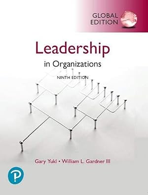 Seller image for Leadership in organizations, global edition for sale by Imosver