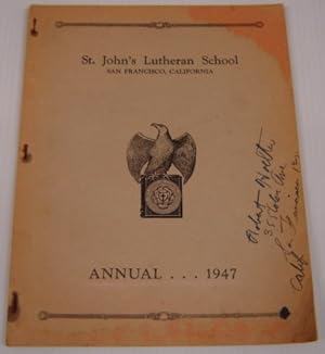 St. John's Lutheran School Annual 1947, San Francisco, California