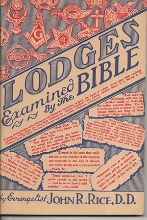 Bild des Verkufers fr Lodges Examined by the Bible zum Verkauf von Alan Newby