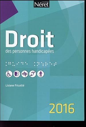 droit des personnes handicapées (édition 2016)