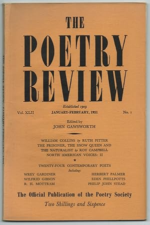 Bild des Verkufers fr The Poetry Review: January-February, 1951 zum Verkauf von Between the Covers-Rare Books, Inc. ABAA