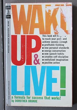 Seller image for Wake Up & Live! A Formula for Success That Works! ( Pocket Books #6146) Includes the TWELVE DISCIPLINES for sale by Comic World