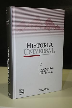 Imagen del vendedor de Historia Universal, 2. La Antigedad: Egipto y Oriente Medio. a la venta por MUNDUS LIBRI- ANA FORTES