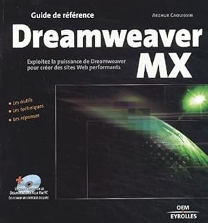 Seller image for Dreamweaver MX - Arzhur Caouissin for sale by Book Hmisphres