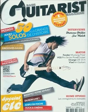 Guitarist & Bass Mag n 257 : Sp cial  t  / Jouez les 50 plus grands solos de l'histoire - Collectif