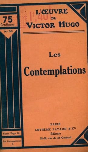 Image du vendeur pour Les contemplations Tome II - Victor Hugo mis en vente par Book Hémisphères