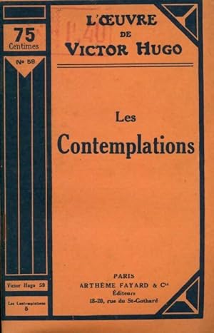 Image du vendeur pour Les contemplations Tome V - Victor Hugo mis en vente par Book Hémisphères