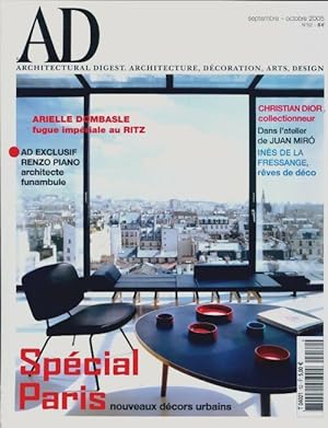 AD Architectural Digest n 52 : Sp cial Paris - Collectif