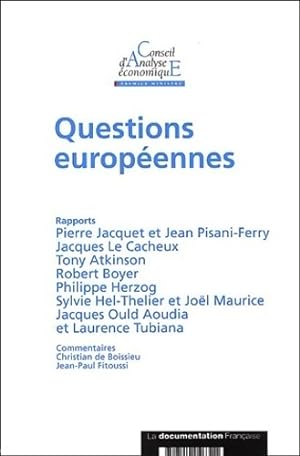 Questions europ?ennes - Collectif