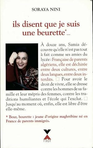 Seller image for Ils disent que je suis une beurette - Noa Ben Artzi-Pelossof for sale by Book Hmisphres