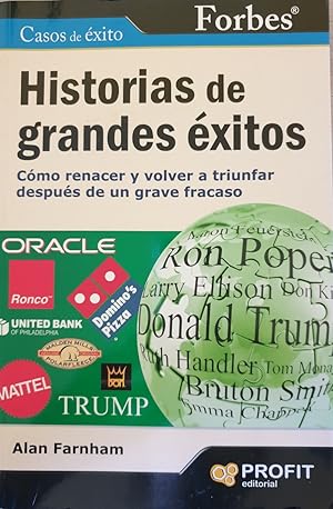 Imagen del vendedor de HISTORIAS DE GRANDES EXITOS. COMO RENACER Y VOLVER A TRIUNFAR DESPUES DE UN GRAVE FRACASO. a la venta por Libreria Lopez de Araujo