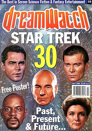 DreamWatch #23 July 1996 - Vol: 2 #11- Star Trek 30 (With Poster)