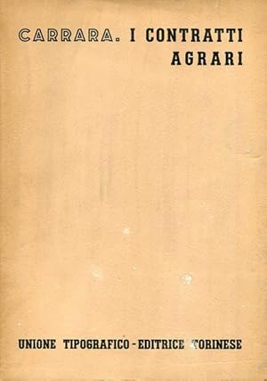 Imagen del vendedor de I contratti agrari a la venta por librisaggi