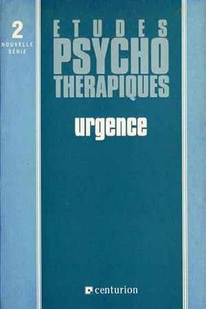 Études psychothérapiques n.2 Urgence Nuova serie