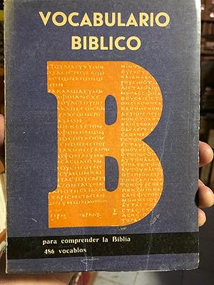 Vocabulario Bíblico.