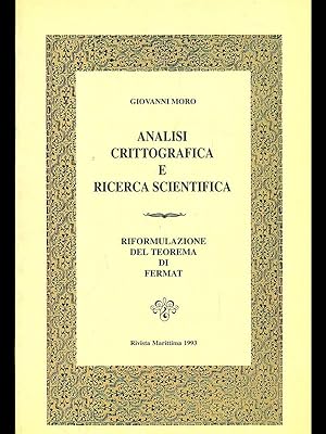 Analisi crittografica e ricerca scientifica