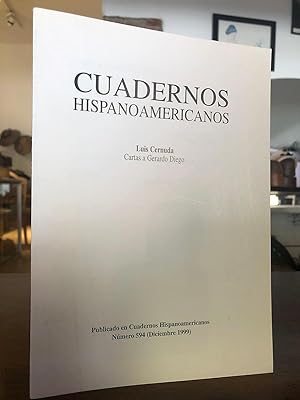 Cartas a Gerardo Diego. Cuadernos Hispanoamericanos.