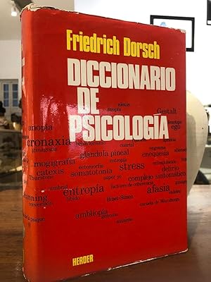 DICCIONARIO DE PSICOLOGÍA. Publicado con la colaboración de Werner Traxel. Con un apéndice matemá...