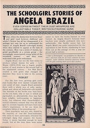 Immagine del venditore per The Schoolgirl Stories of Angela Brazil. This is an original article separated from an issue of The Book & Magazine Collector publication, 1990. venduto da Cosmo Books