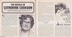 Imagen del vendedor de The Novels of Catherine Cookson. This is an original article separated from an issue of The Book & Magazine Collector publication, 1992. a la venta por Cosmo Books