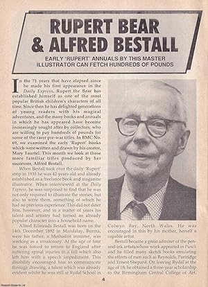 Image du vendeur pour Rupert Bear and Alfred Bestall. Early Rupert Annuals. This is an original article separated from an issue of The Book & Magazine Collector publication, 1992. mis en vente par Cosmo Books