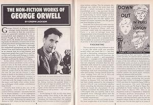 Bild des Verkufers fr The Non-Fiction Works of George Orwell. This is an original article separated from an issue of The Book & Magazine Collector publication, 1993. zum Verkauf von Cosmo Books