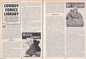 Seller image for Cowboy Comics Library : British Comic Books. This is an original article separated from an issue of The Book & Magazine Collector publication, 1992. for sale by Cosmo Books