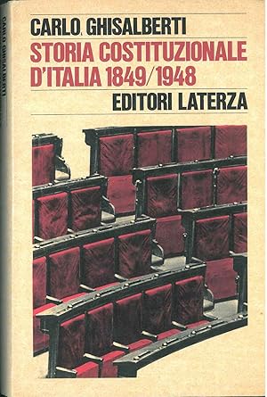 Bild des Verkufers fr Storia costituzionale d'Italia 1849-1948 zum Verkauf von Studio Bibliografico Orfeo (ALAI - ILAB)