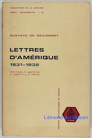 Lettres d'Amérique 1831-1832