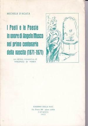 Immagine del venditore per I Poeti e le Poesie in onore di Angelo Musco nel primo centenario della nascita venduto da librisaggi