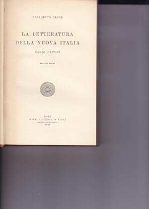 La letteratura della Nuova Italia