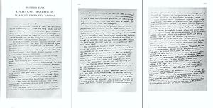 Drei Seiten Faksimile seiner Handschrift und Erstdruck in Sinn und Form 1981 / 2. Heft. Hrsg. von...