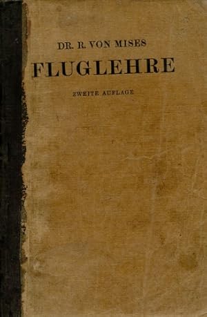 Seller image for Fluglehre, Vortrge ber Theorie und Berechnung der Flugzeuge in elementarer Darstellung for sale by Antiquariat Lindbergh